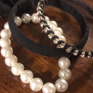 Black and white bracelets